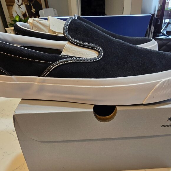 Converse Cons One Star CC Pro Suede Slip - Black/White [160545C] MENS SIZE 10 - Picture 4 of 13